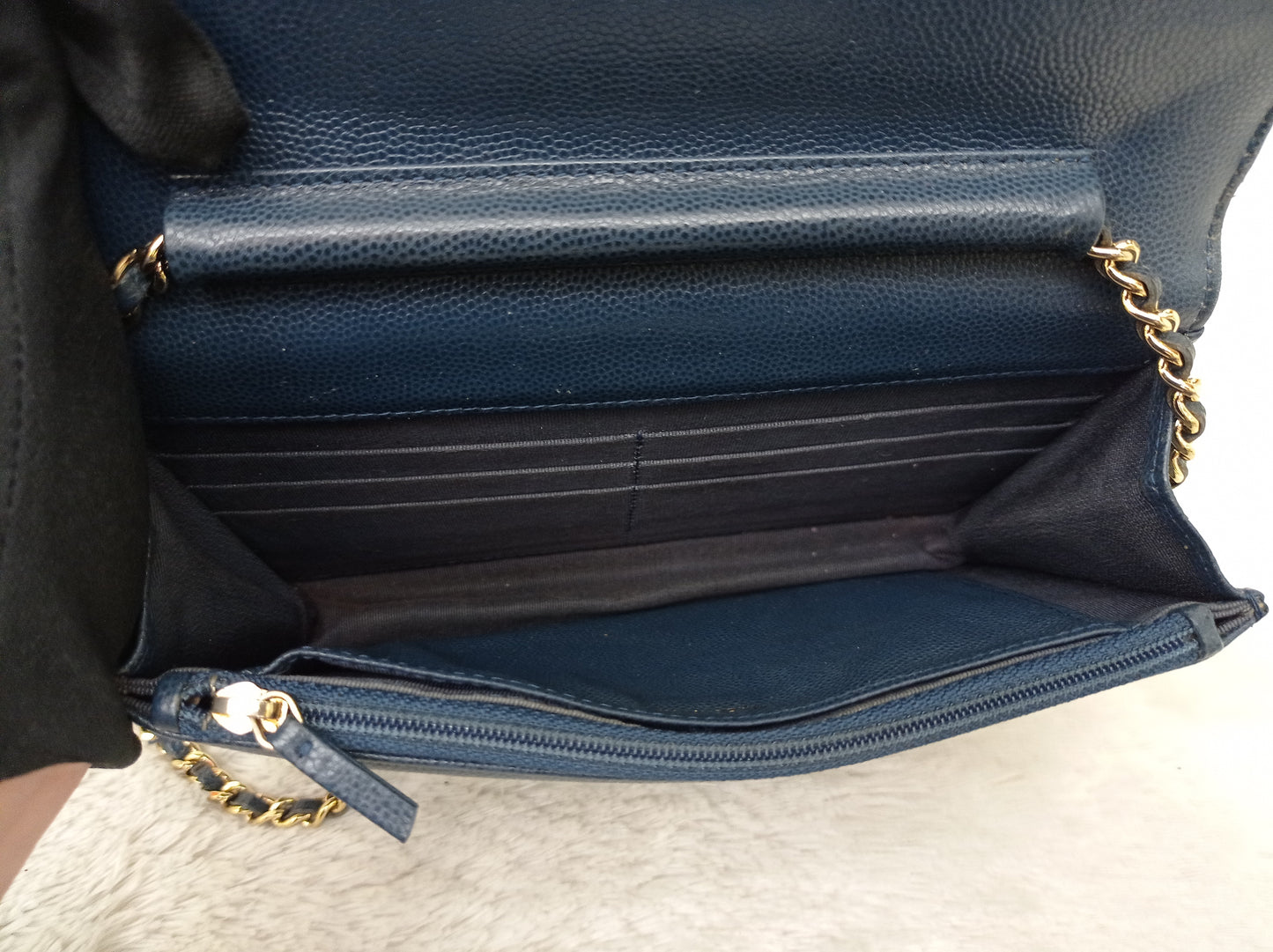 Chanel WOC Caviar Navy GHW #22