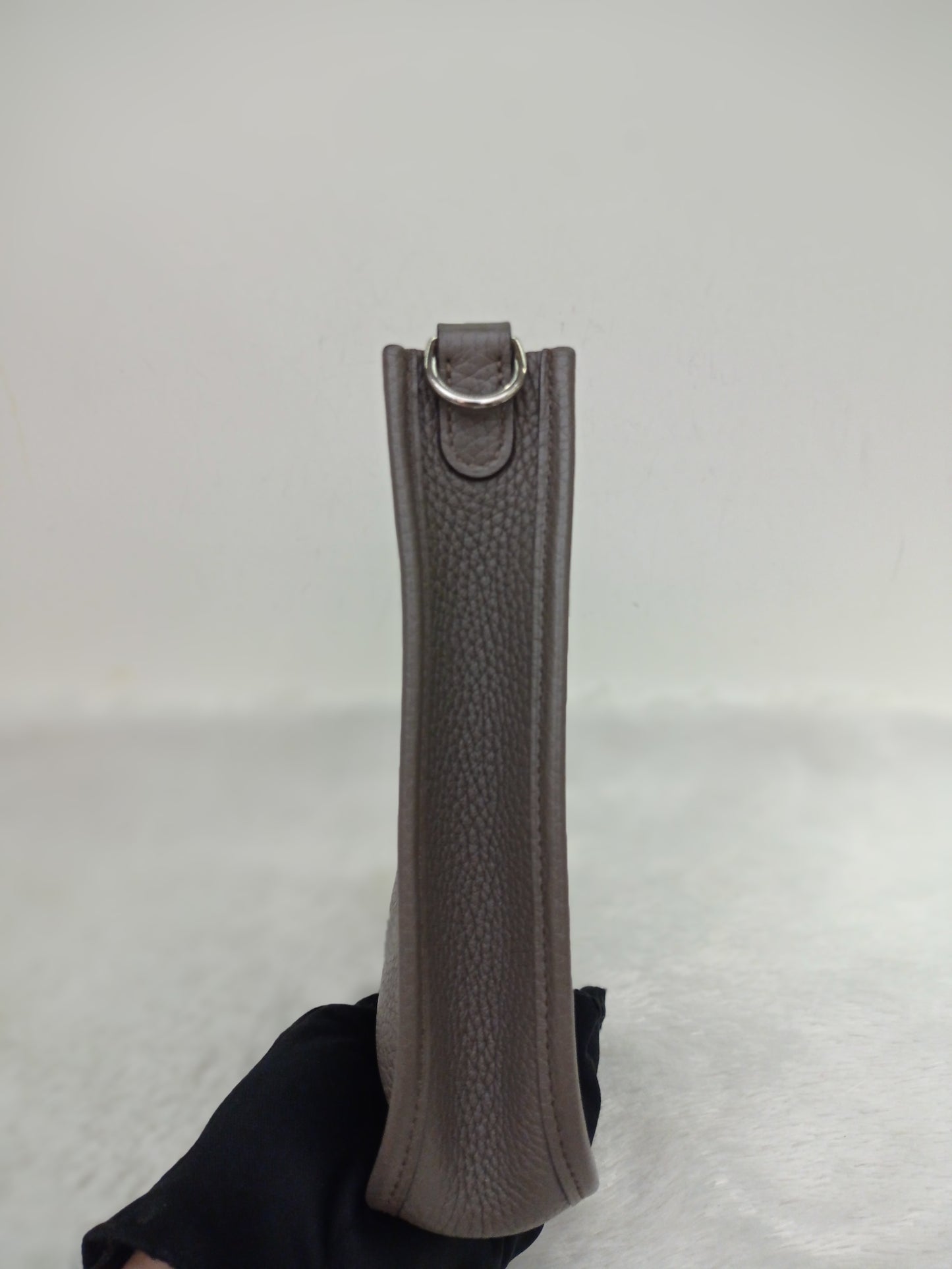 Hermes Mini Evelyne Clem Etain PHW #X