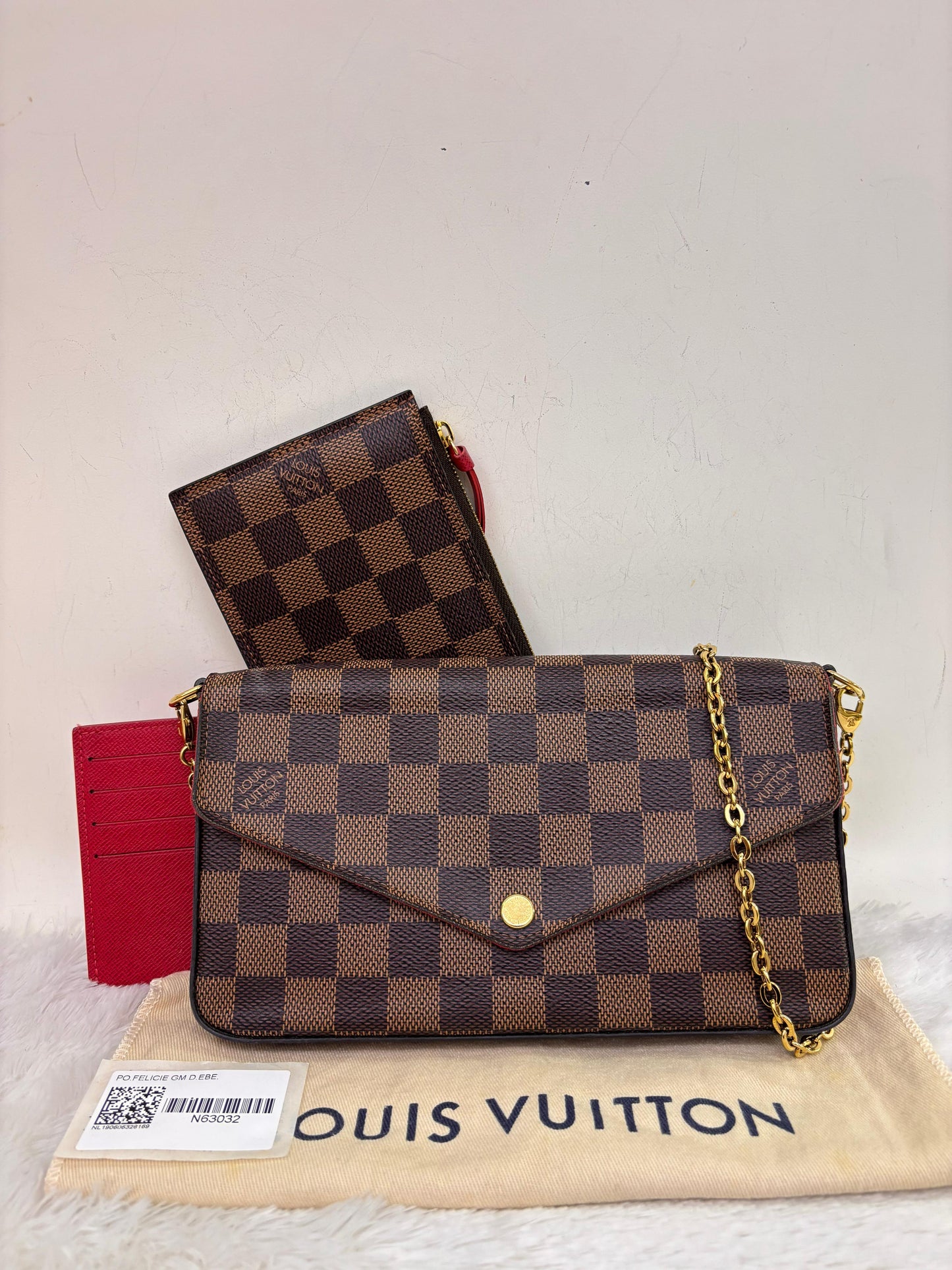LV Pochette Felicie GM Damier 2019