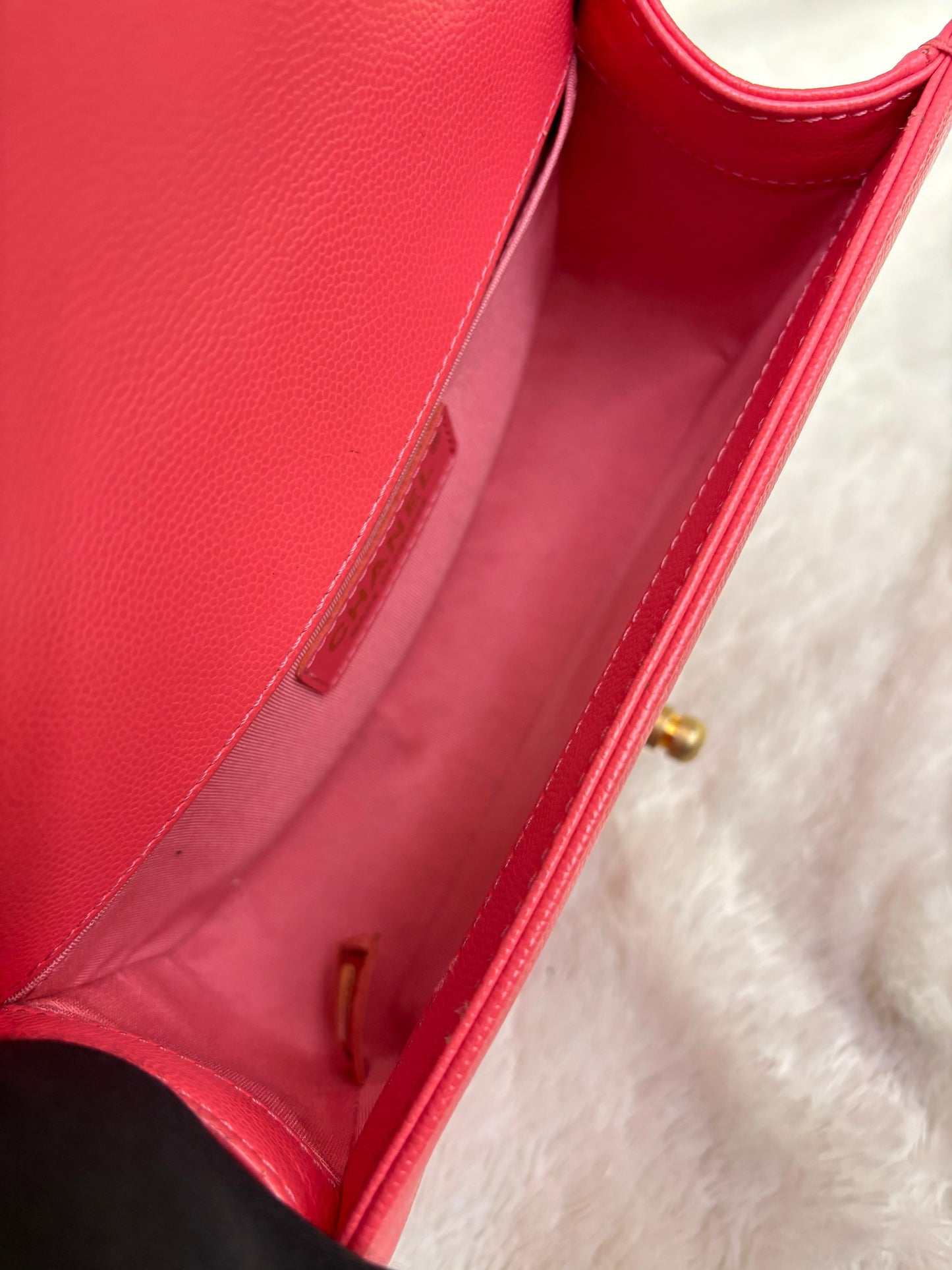 Chanel Boy 20 Small Caviar Pink GHW #25
