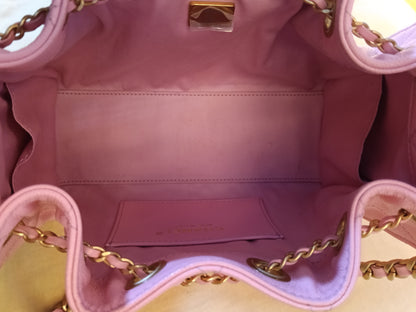 Chanel C25 Mini Caviar Pink Barbie GHW (CHIP)