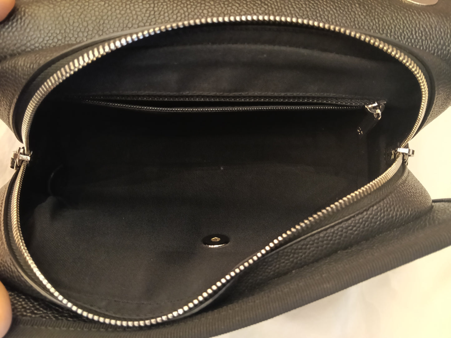 Chanel Top Handle Seasonal Flap Caviar Black SHW #25