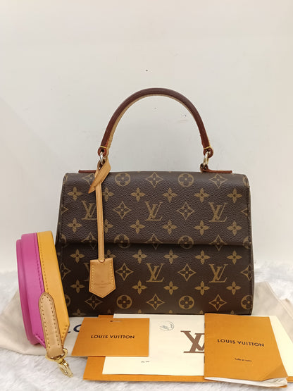 LV Clunny BB Monogram Fuchsia Safran 2017