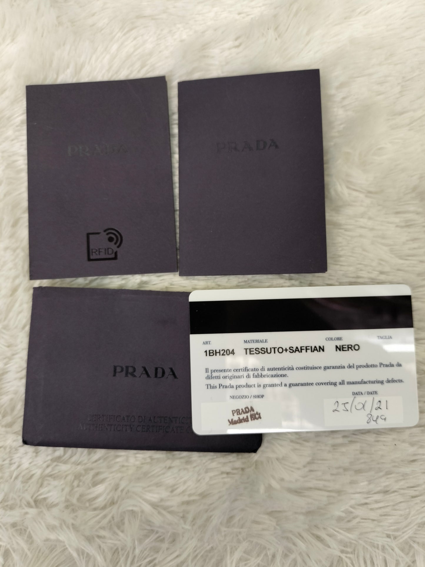 Prada Tessuto Saffian Nero Multi Pochette Re Edition Nylon SHW 2021