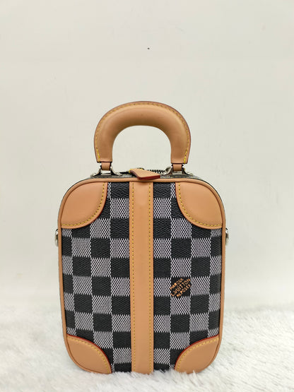LV Valisette Vertical Damier Colour Noir 2019