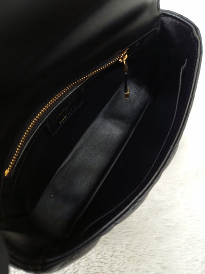 Dior Caro Small Supple Cannage Black GHW 2022