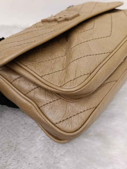 YsL Niki Medium Calfskin Dark Beige RHW 2020