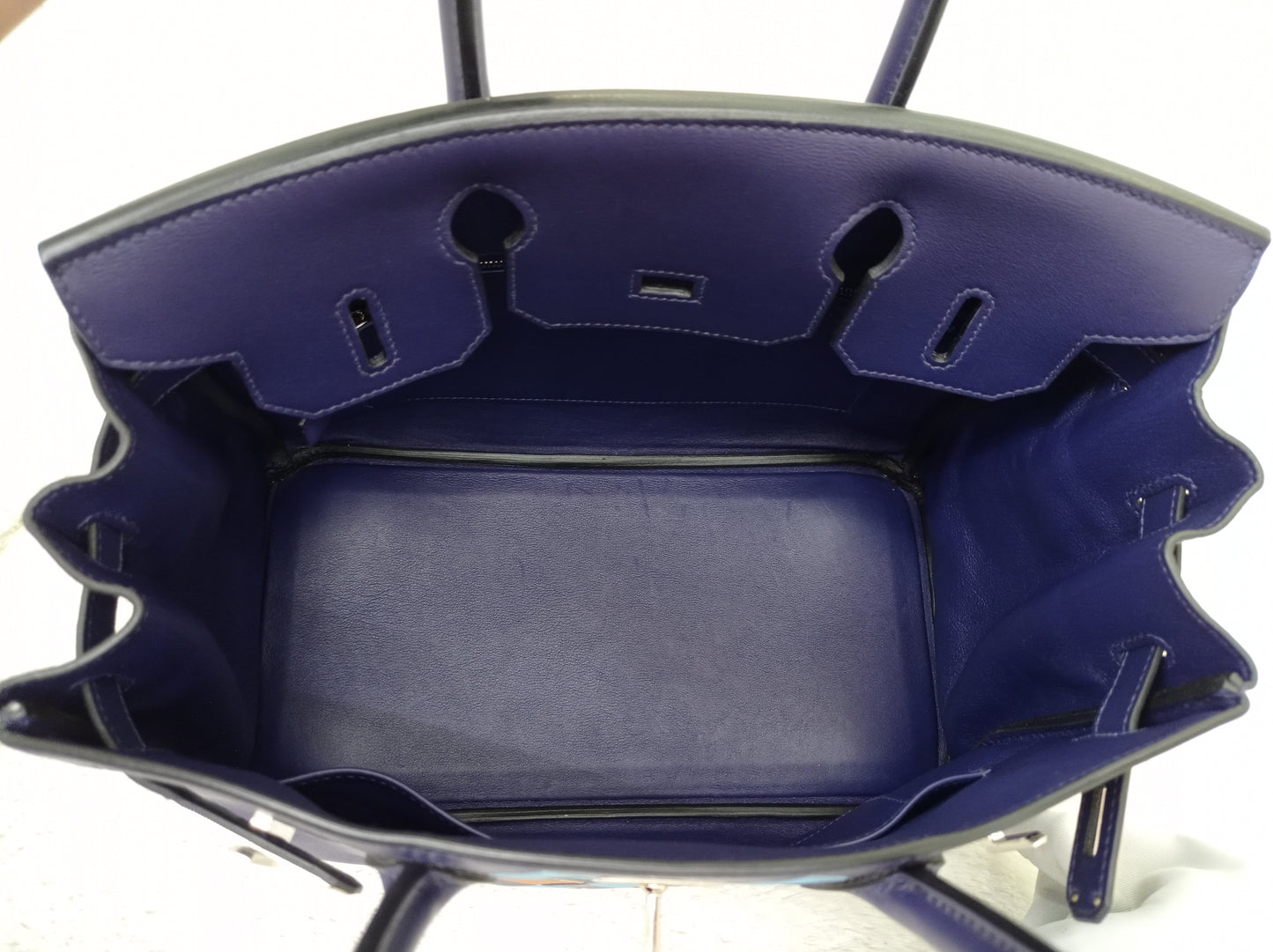 B30 Tressage Swift Epsom Bleu Encre Bleu Du Nord PHW #D