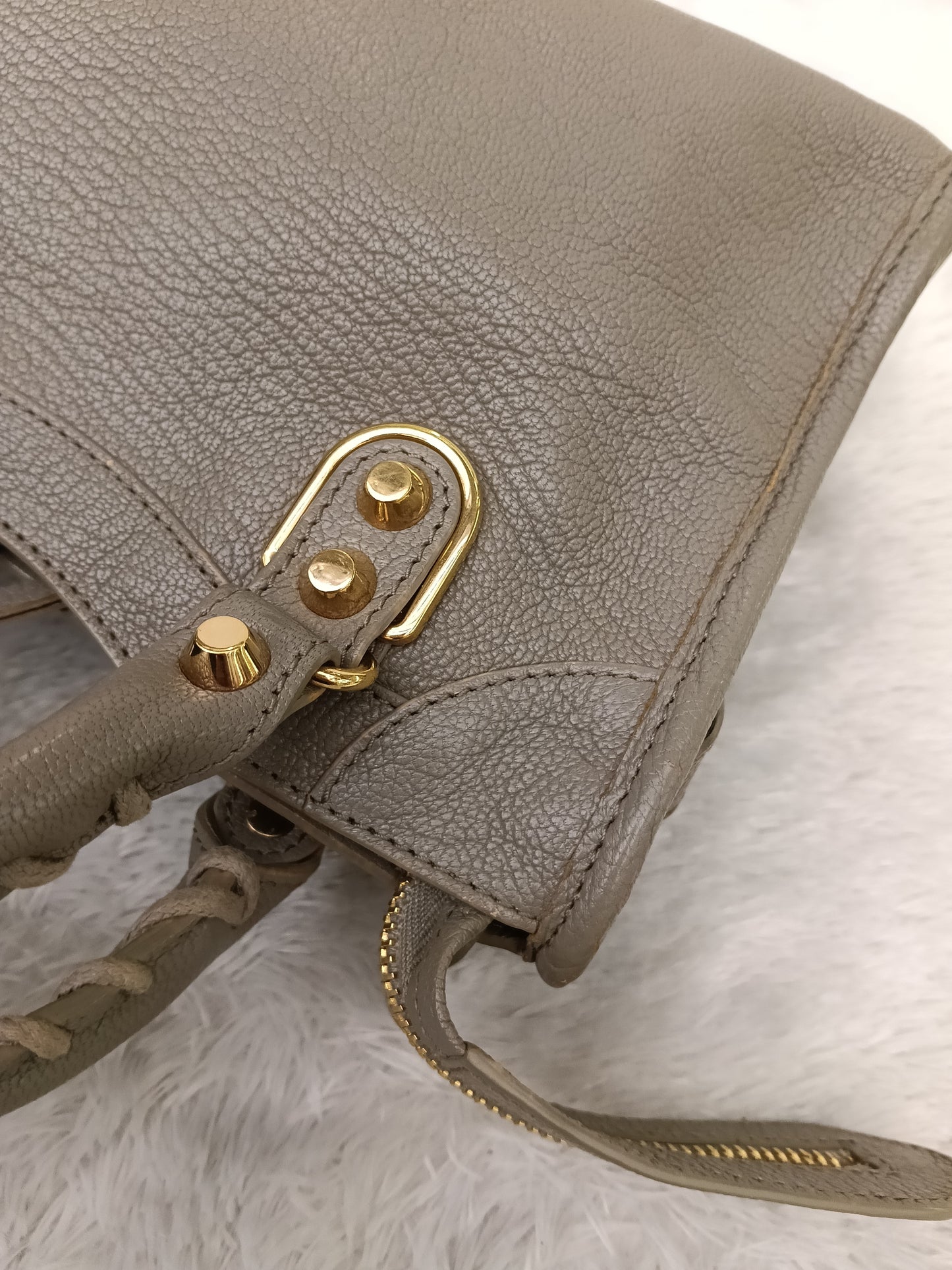 Balenciaga Mini City Edge Grey GHW 2016