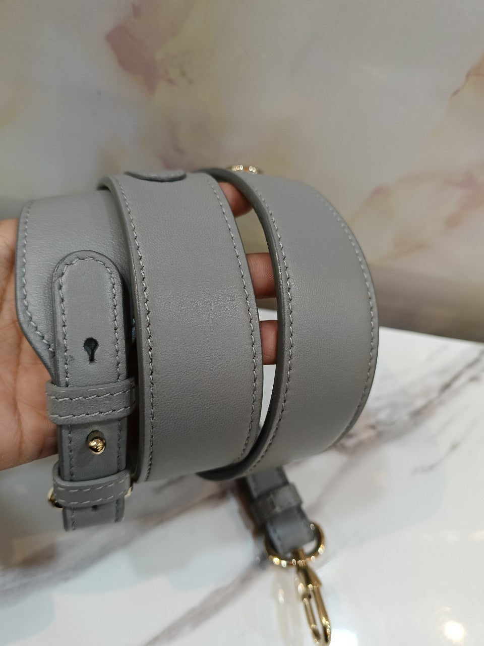 Lady Dior Small Lamb Grey GHW 2018