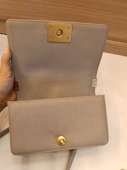 Chanel Boy 20 Caviar Taupe GHW #27