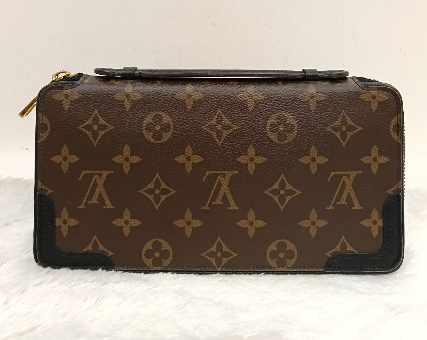 LV Zippy Retiro Organizer Wallet Monogram Noir