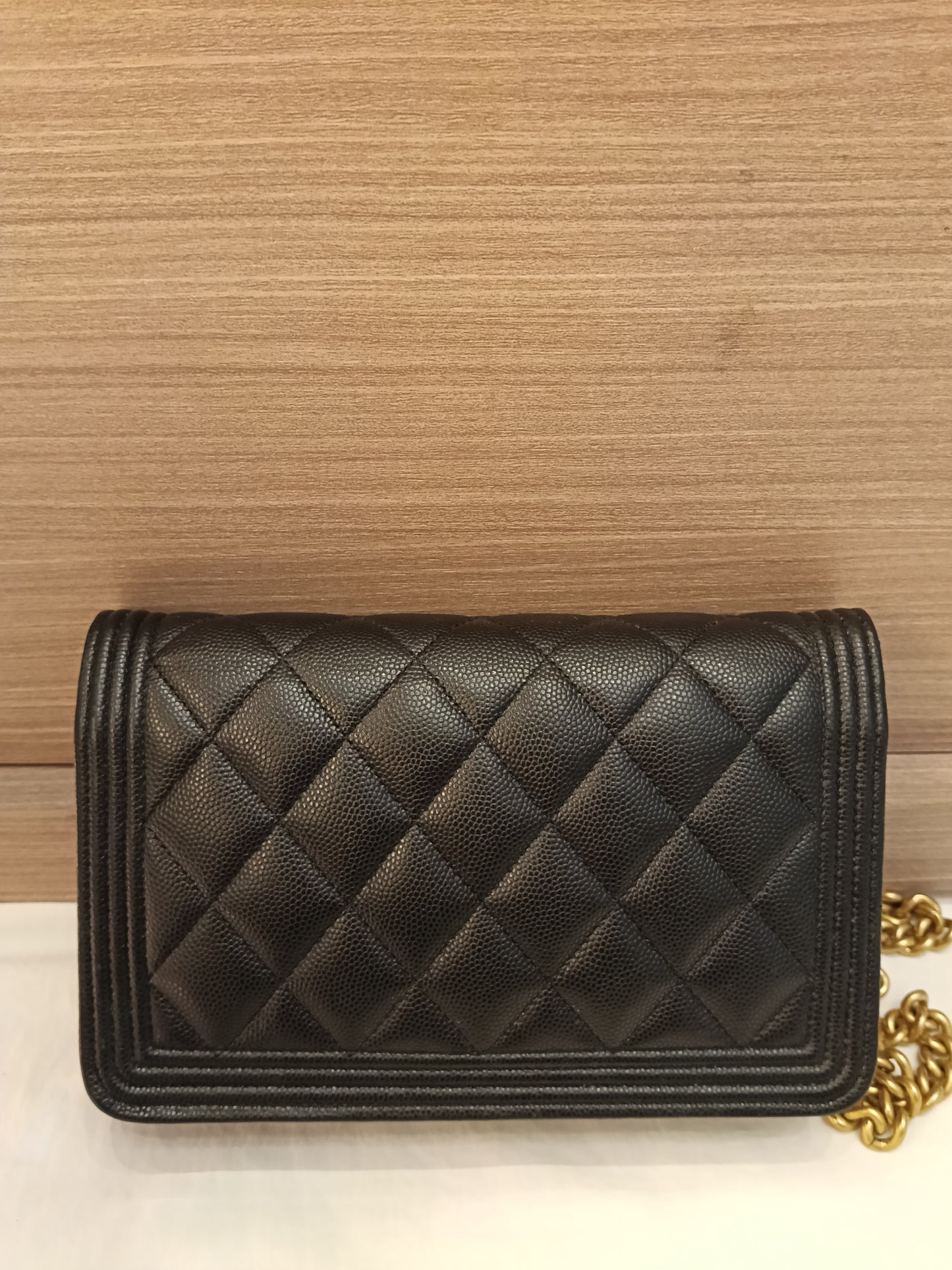 Chanel Boy WOC Caviar Black GHW #30