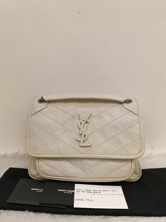 YsL Niki Baby Calfskin Ivory RHW 2022
