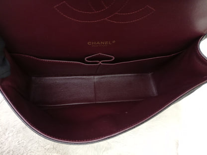 Chanel Maxi Caviar Black GHW DF #24