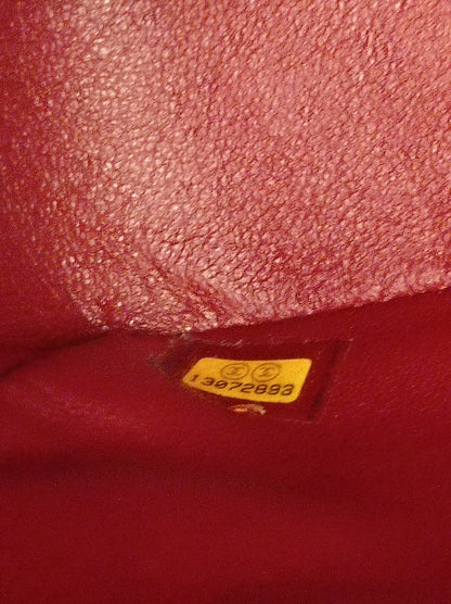 Chanel Jumbo Caviar Red SHW SF #13