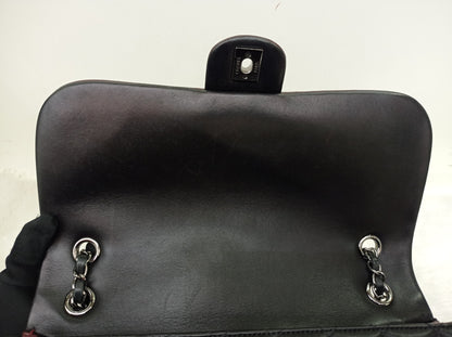 Chanel Twist Flap Large Lamb Black Burgundy SHW #18