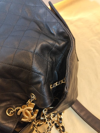 Chanel C25 Medium Caviar Black GHW 2025 (CHIP)
