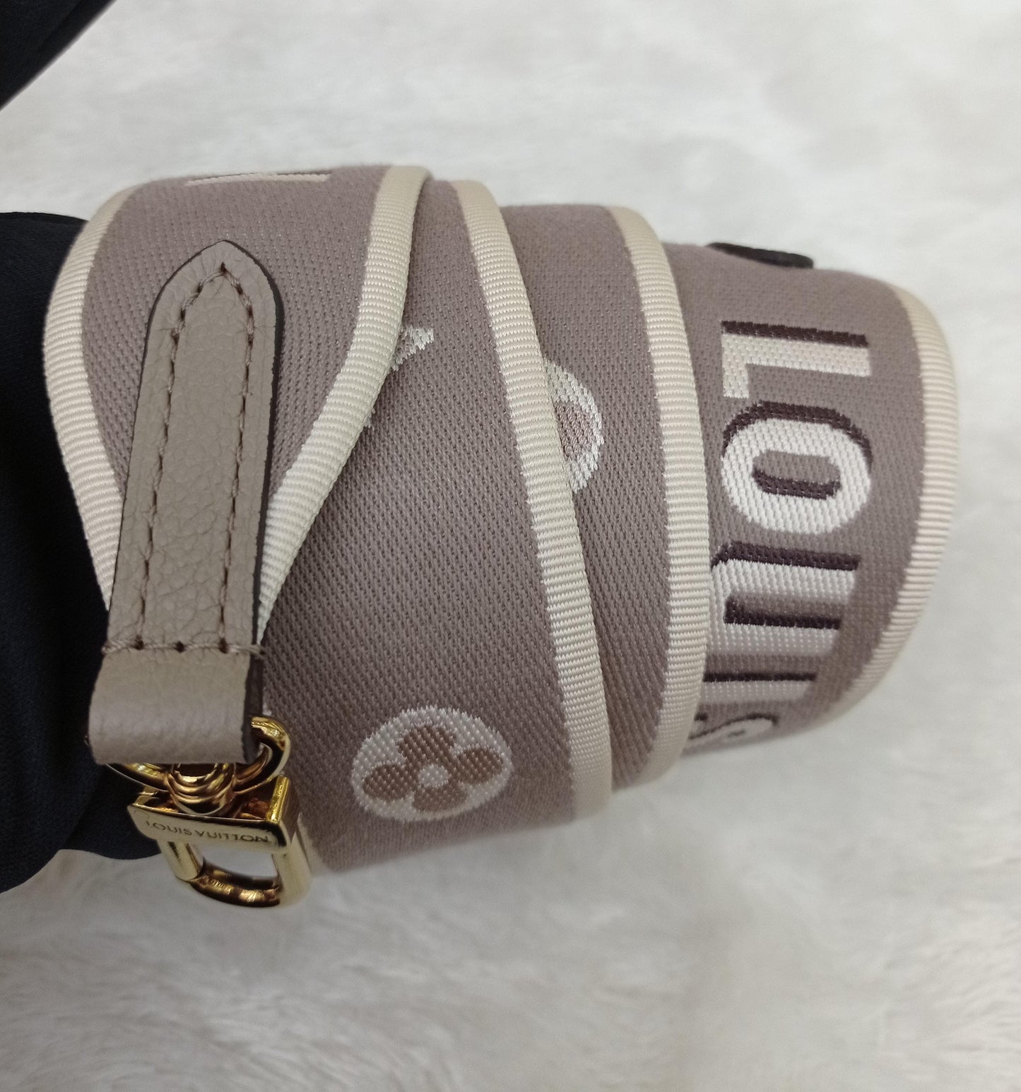 LV Diane PM ST NM Monogram Empreinte Creme Tourterelle (CHIP)