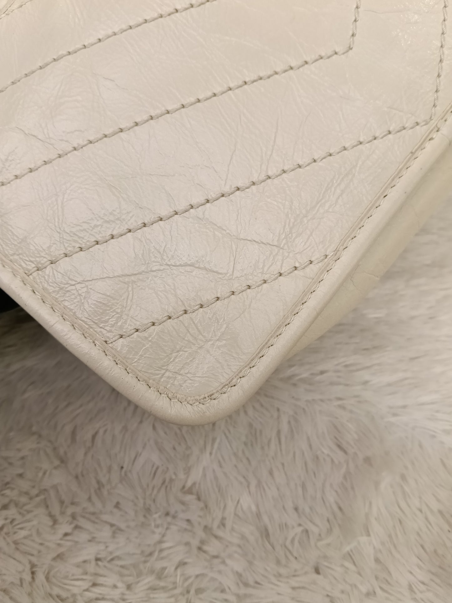 YsL Niki Baby Calfskin Ivory RHW 2022