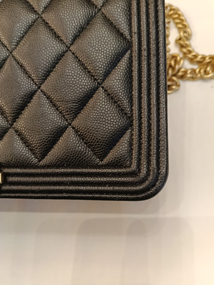 Chanel Boy WOC Caviar Black GHW #30