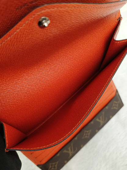 LV Portefeuille Marie Lou Long Wallet Monogram Epi Piment 2014