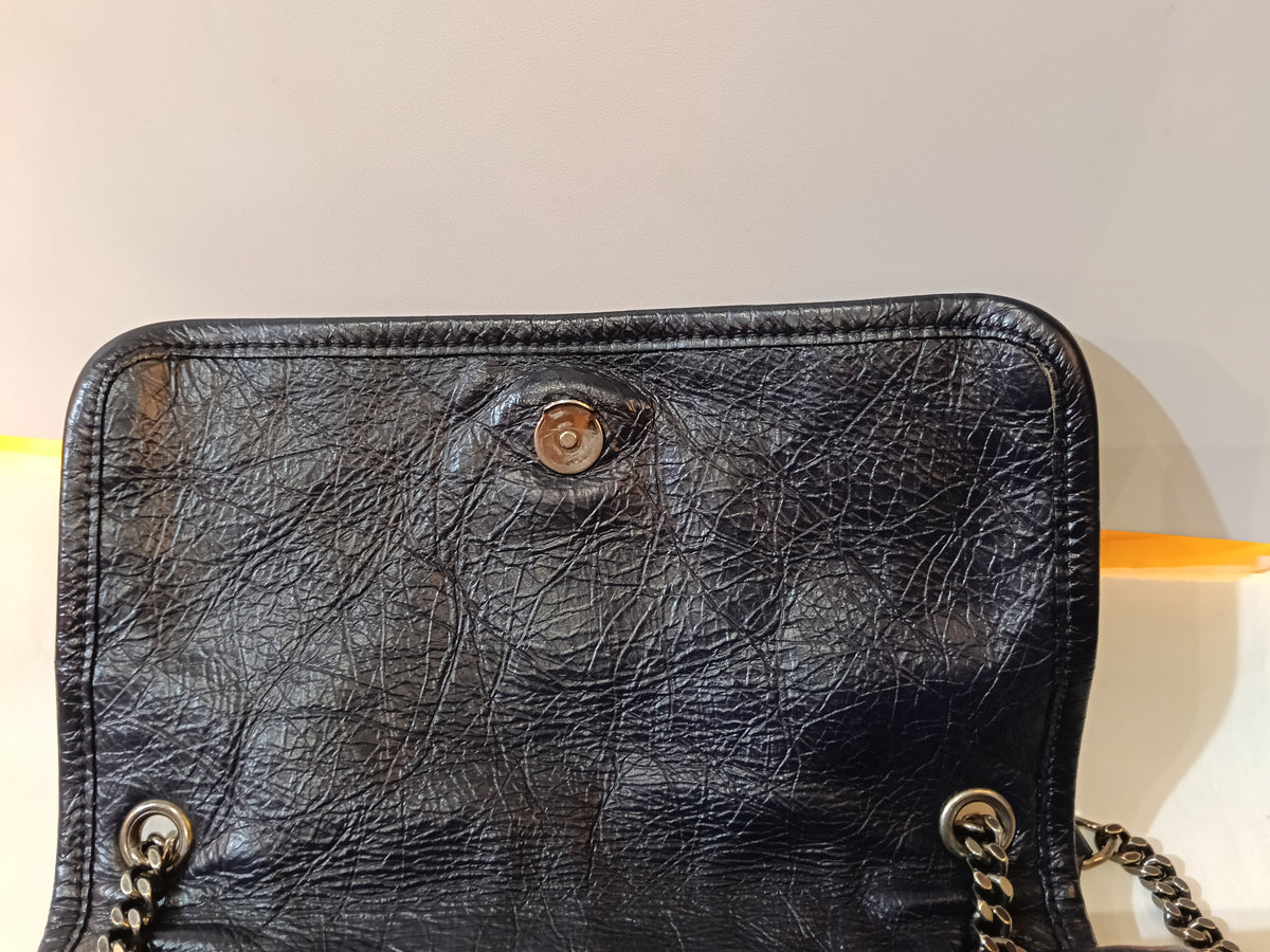YsL Niki Baby Calfskin Navy RHW 2018