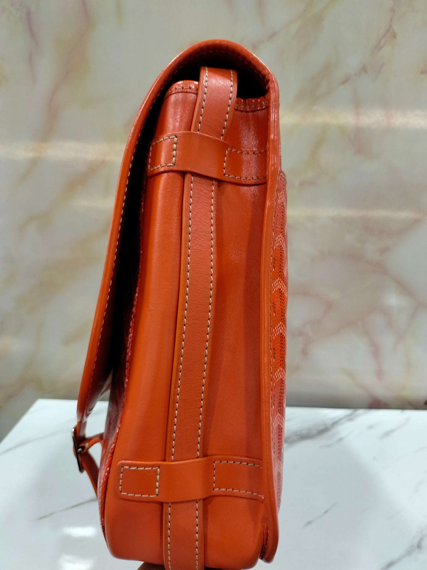 Goyard Belvedere GM Messenger Orange SHW 2010