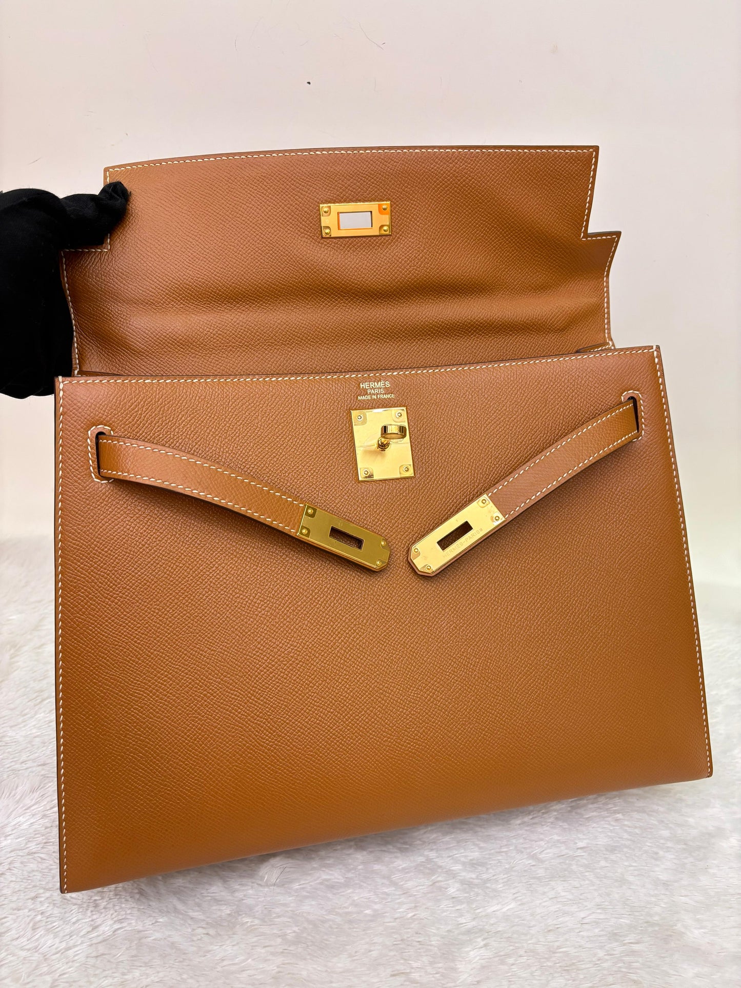 K32 Epsom Sellier Gold GHW #P square