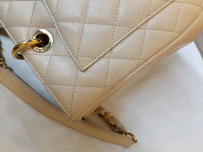 Chanel GST Caviar Beige GHW #16