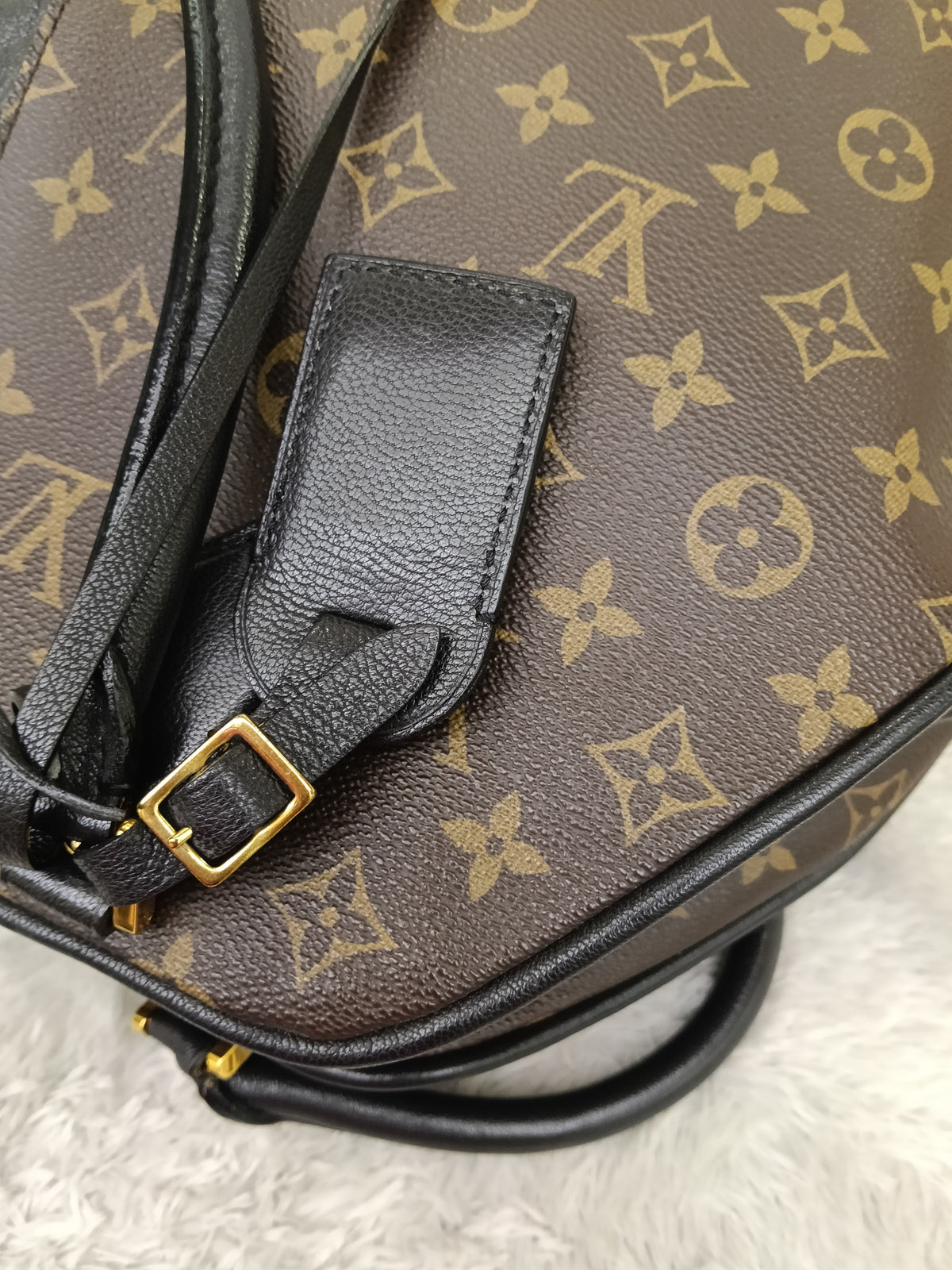LV Blocks Zipped Tote Monogram Marine Noir 2011
