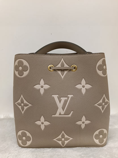 LV Neo Noe MM Monogram Empreinte Tourterelle Creme (CHIP)