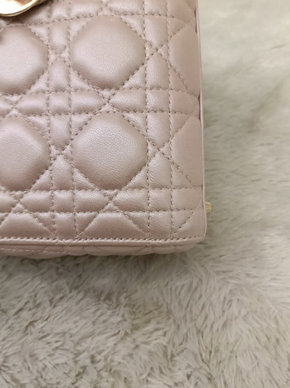 Lady Dior Mini Iridescent Lotus GHW 2018