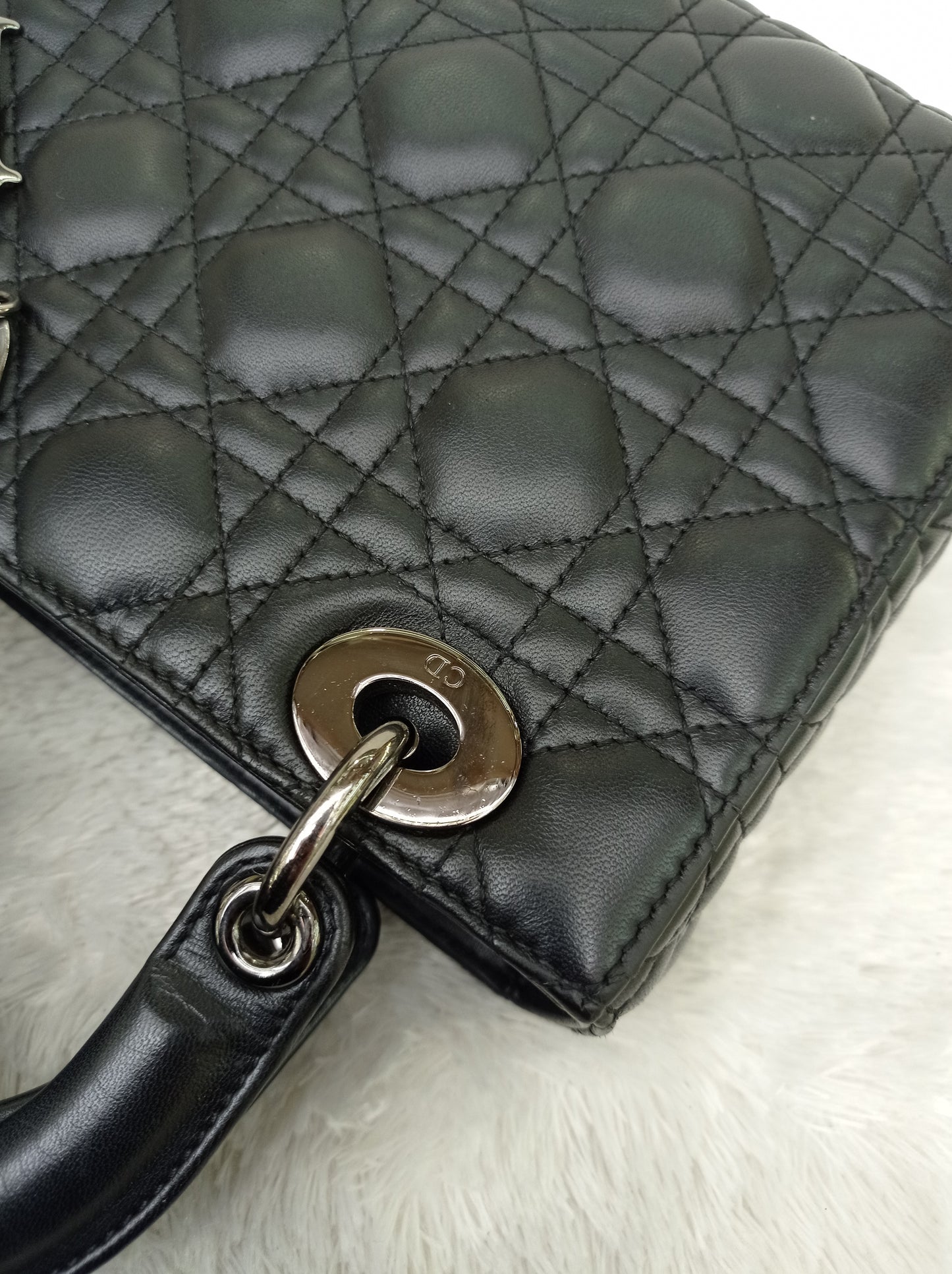 Lady Dior Small Lamb Black RHW 2021