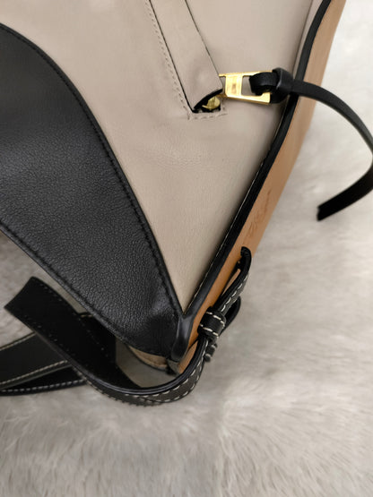 Loewe Hammock Small Beige Brown Black GHW 2018