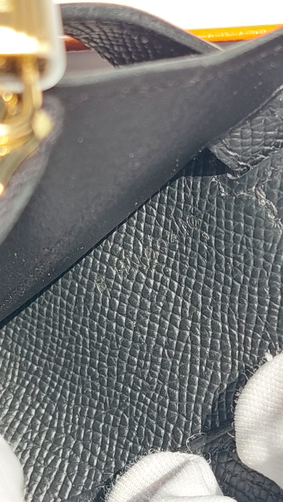 Hermes Kelly To Go Epsom Black GHW #B