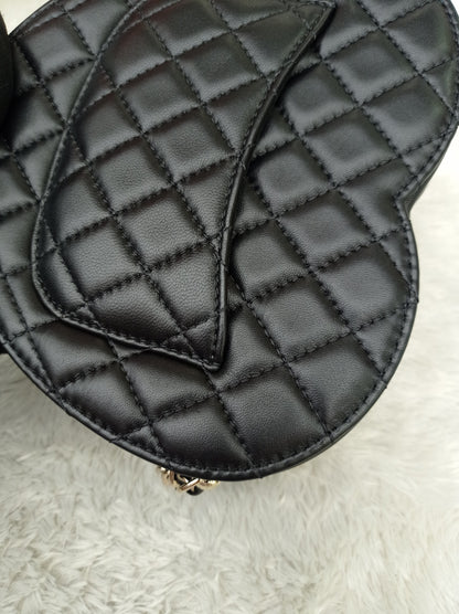 *NEW* Chanel 22S Large Heart Bag Lamb Black LGHW 2025 (CHIP)