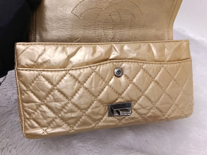 Chanel Reissue 225 Calfskin Gold RHW DF #12