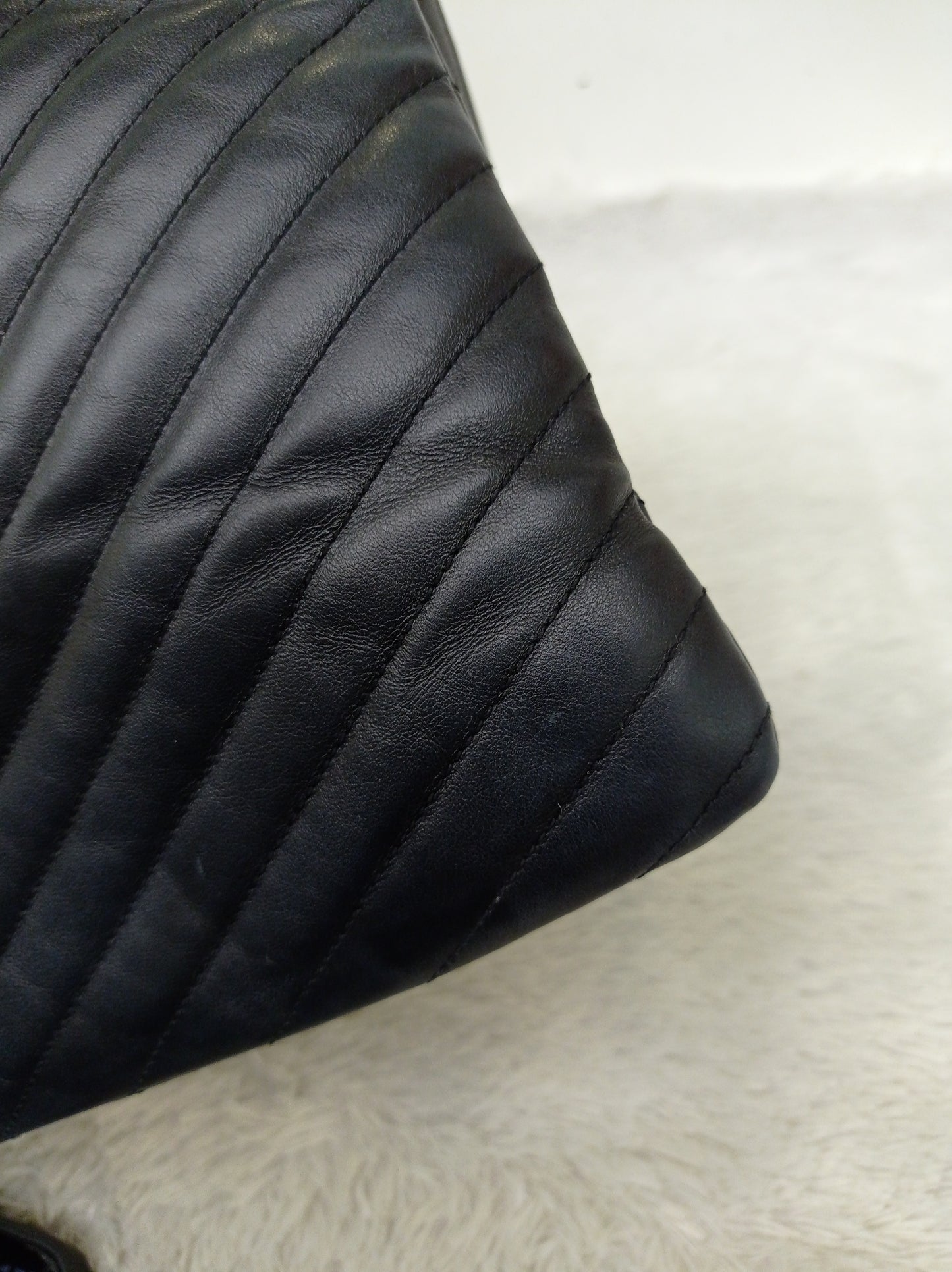 YsL Tablet Pouch Matelasse Monogram Cassandre Calfskin Black GHW 2016