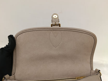LV Diane PM ST NM Monogram Empreinte Tourterelle Creme 2025 (CHIP)