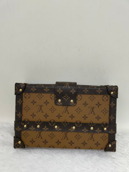 LV Petite Malle Trunk Monogram Reverse 2017