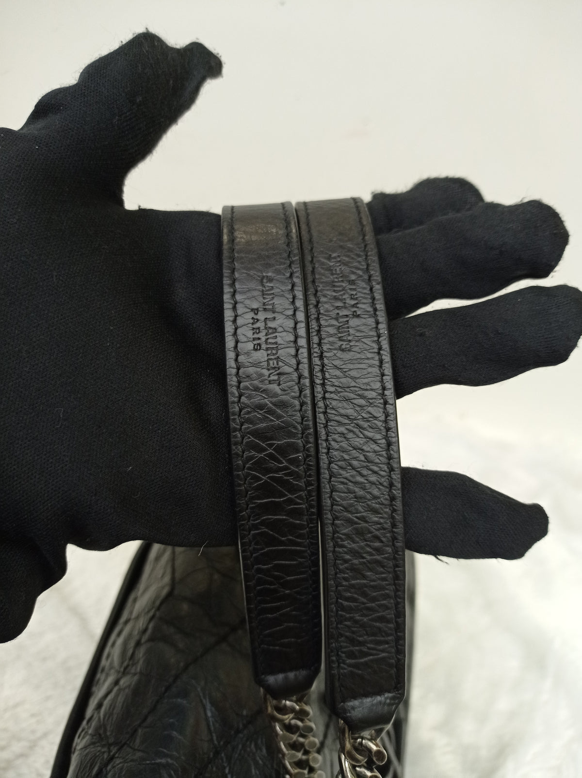 YsL Niki Medium Calfskin Black RHW 2018