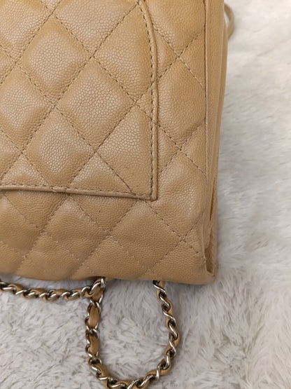 Chanel Medium Urban Companion Flap Caviar Beige SHW #25