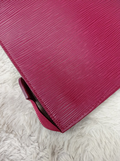 LV Toiletry Pouch 26 Epi Fuchsia 2019