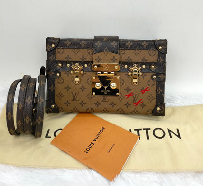 LV Petite Malle Trunk Monogram Reverse 2017