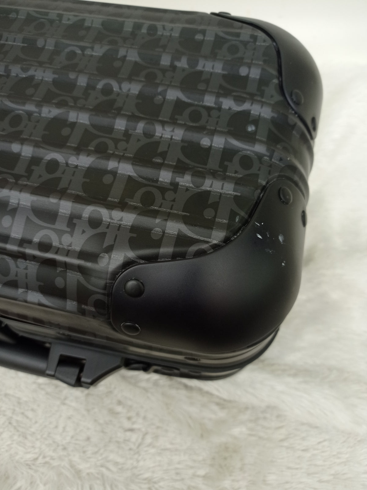 Dior X Rimowa Carry On Case Aluminium Oblique Black 2020