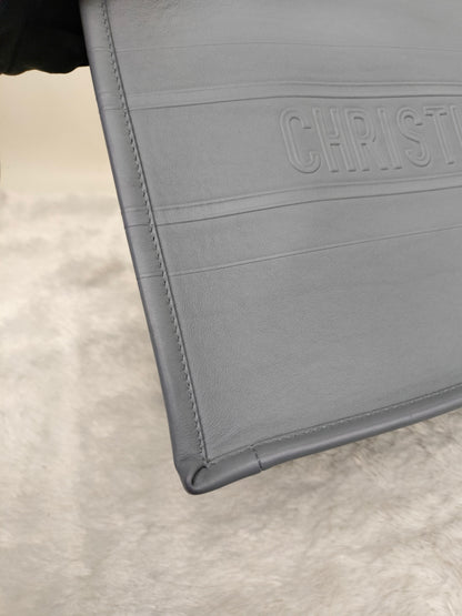 Dior Tote Book Medium Embossed Grey 2020