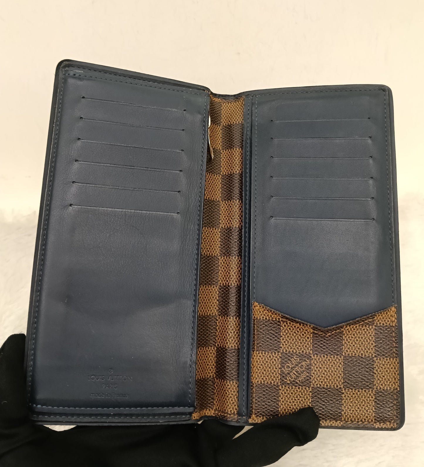 LV Brazza Wallet Damier Blue