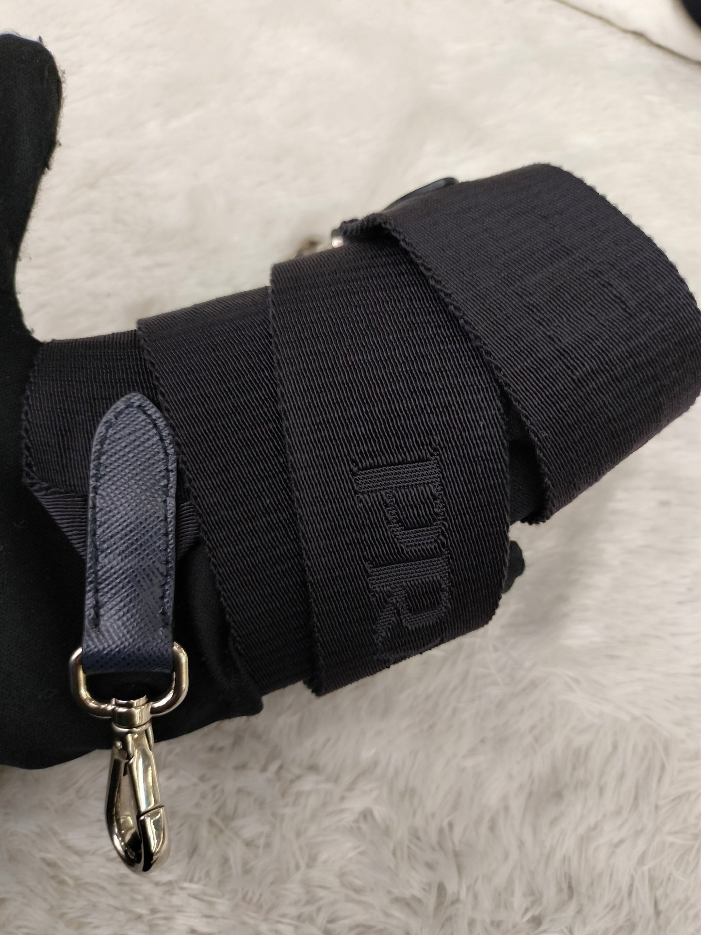 Prada Multi Pochette Re Edition Nylon Navy SHW