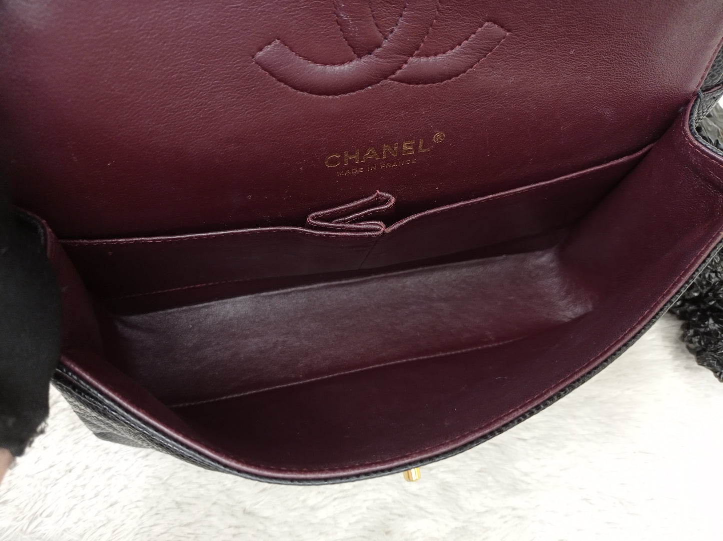 Chanel Medium Caviar Black GHW DF #20
